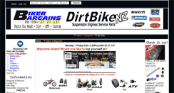 Desktop Screenshot of bikerbargains.co.nz